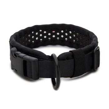 SOFTY Halsband | Länge: 40-46cm | Breite: 3,8cm | Farbe: schwarz/schwarz